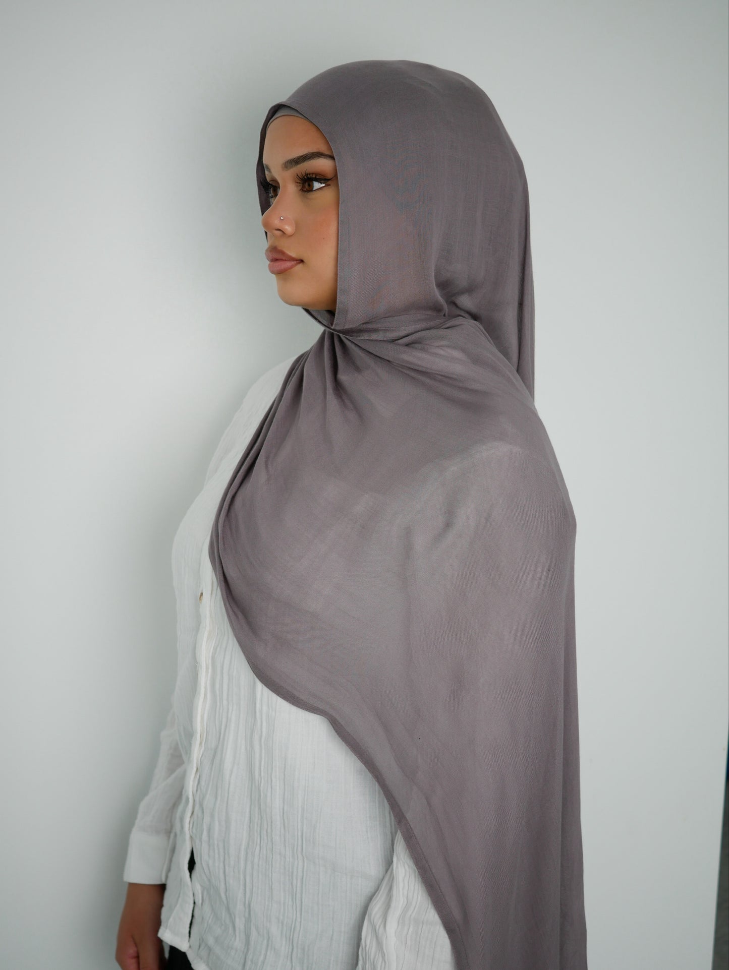 Slate hijab + undercap